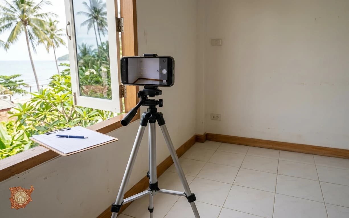 Documenting the condition of a rented property in Thailand at move in